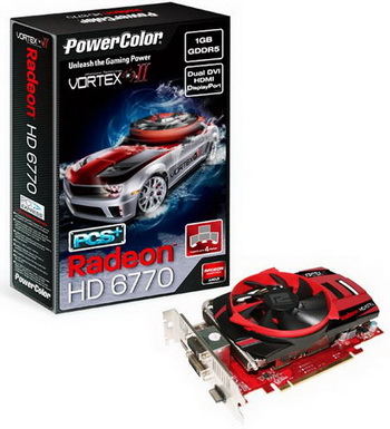 powercolor PCS+  HD6770 vortex II Edition